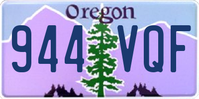 OR license plate 944VQF