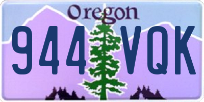 OR license plate 944VQK