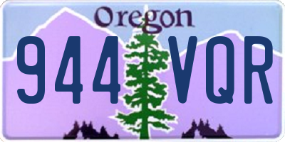 OR license plate 944VQR