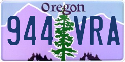 OR license plate 944VRA