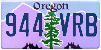 OR license plate 944VRB