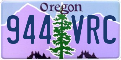OR license plate 944VRC