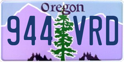 OR license plate 944VRD