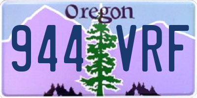 OR license plate 944VRF