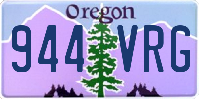 OR license plate 944VRG