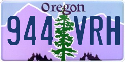 OR license plate 944VRH