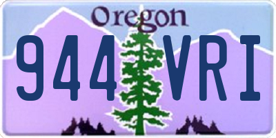 OR license plate 944VRI