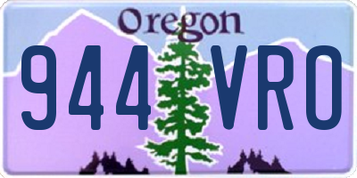 OR license plate 944VRO