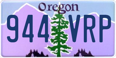 OR license plate 944VRP