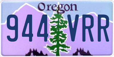 OR license plate 944VRR