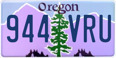 OR license plate 944VRU