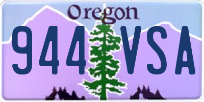 OR license plate 944VSA