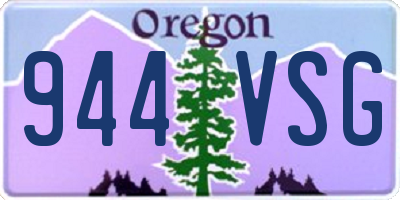 OR license plate 944VSG