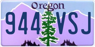 OR license plate 944VSJ
