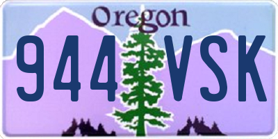 OR license plate 944VSK