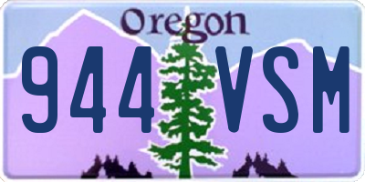 OR license plate 944VSM