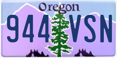 OR license plate 944VSN