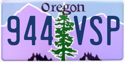 OR license plate 944VSP
