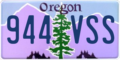 OR license plate 944VSS