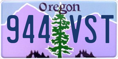 OR license plate 944VST