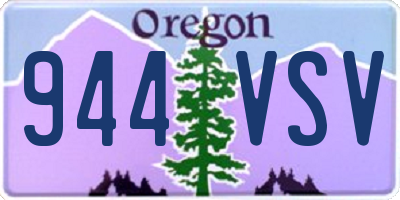 OR license plate 944VSV
