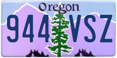 OR license plate 944VSZ
