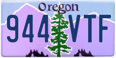 OR license plate 944VTF
