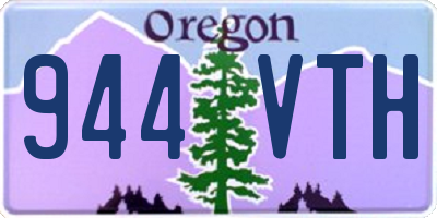 OR license plate 944VTH