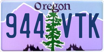 OR license plate 944VTK