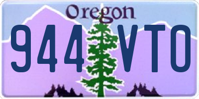 OR license plate 944VTO
