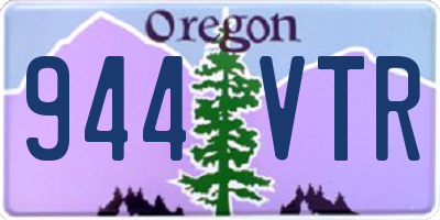 OR license plate 944VTR