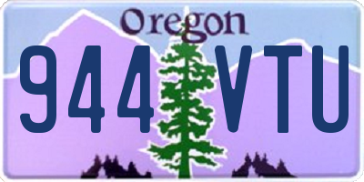 OR license plate 944VTU