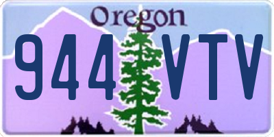 OR license plate 944VTV