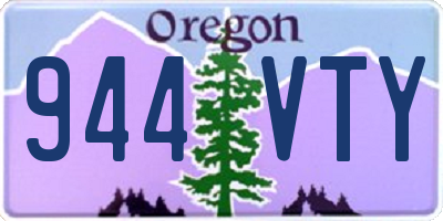OR license plate 944VTY