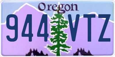 OR license plate 944VTZ