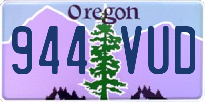 OR license plate 944VUD