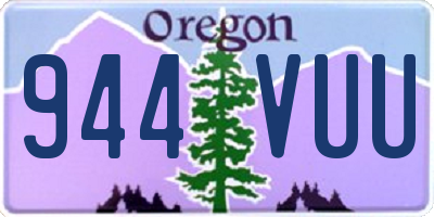 OR license plate 944VUU