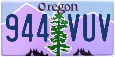 OR license plate 944VUV