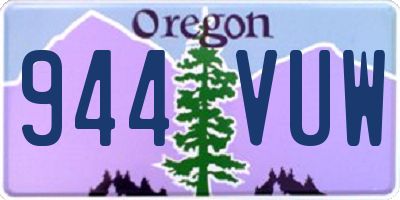 OR license plate 944VUW