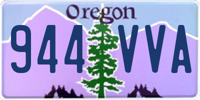 OR license plate 944VVA