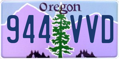 OR license plate 944VVD