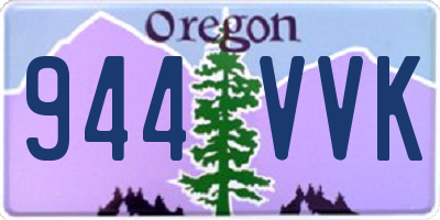 OR license plate 944VVK