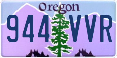 OR license plate 944VVR
