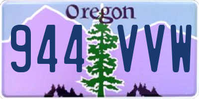 OR license plate 944VVW