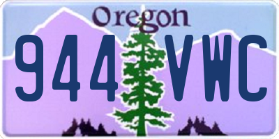 OR license plate 944VWC