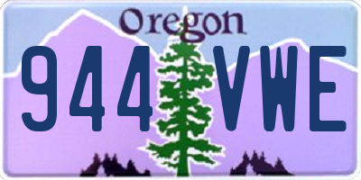 OR license plate 944VWE