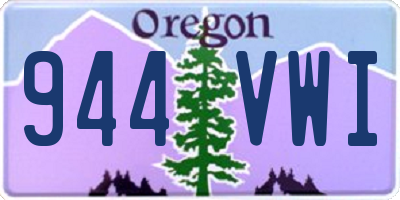 OR license plate 944VWI