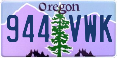 OR license plate 944VWK