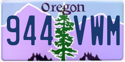 OR license plate 944VWM