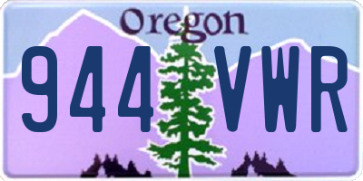 OR license plate 944VWR
